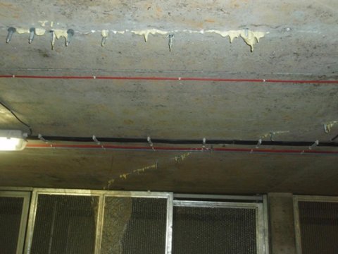 Underground garages - crack injection, Vokovice